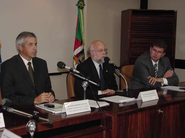 Mauro Renner, Luiz Alefredo Schütz e Nelson Härter